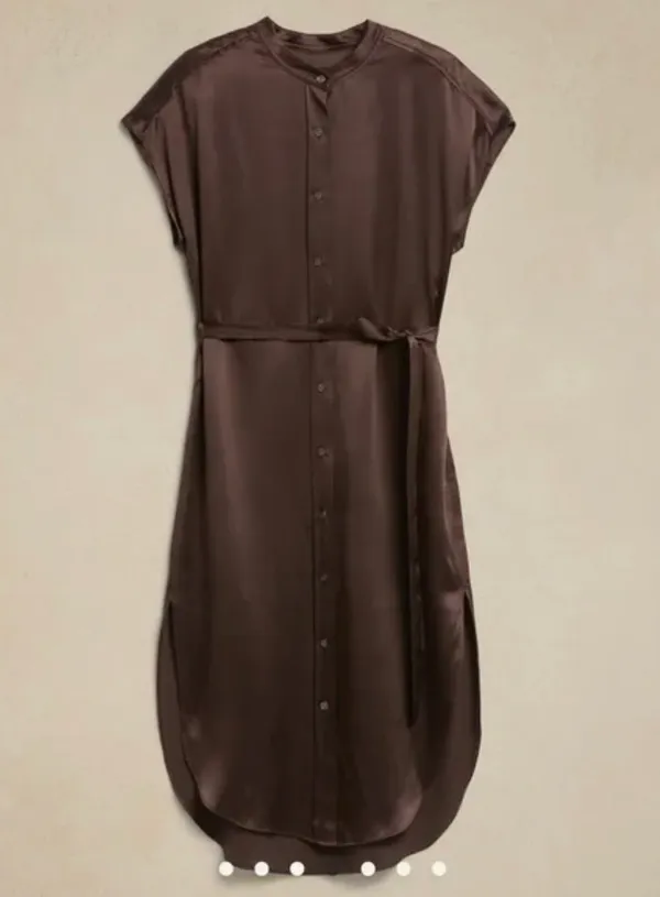 Banana Republic SERENADE SILK SHIRTDRESS - Image 3