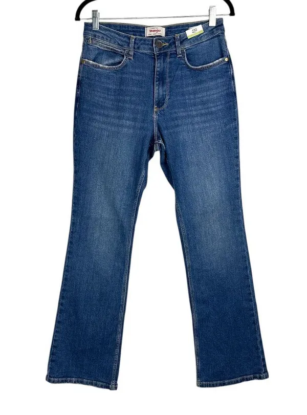 NWT Wrangler High Rise Bold Boot Jeans Sz 5/6 Medium Wash Bootcut - Image 4