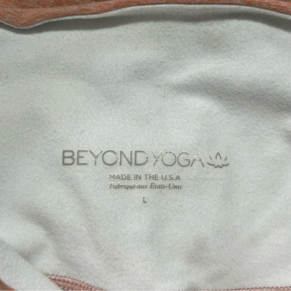 Beyond Yoga Peach Orange Spacedye Caught in the Midi Leggings Size Large Workout - Image 7