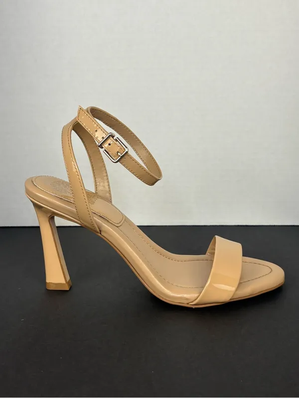 Vince Camuto Beige Heels Straps Ankle Heels Size 8 - Image 3