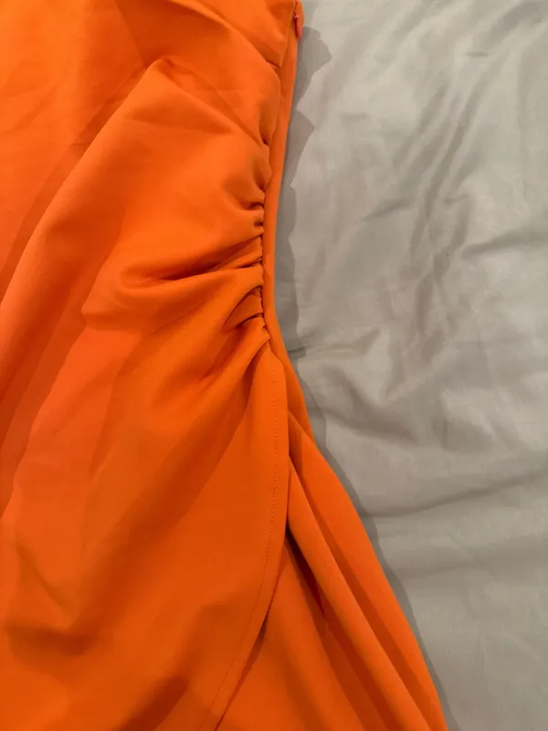 SheIn Orange Mini Dress - Image 3