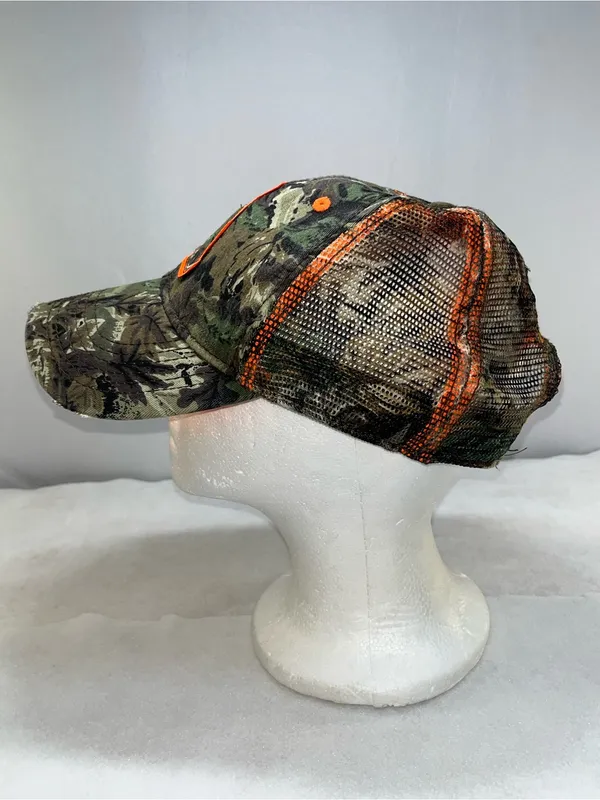 Jason Aldean Mens Camo Mesh Snapback Embroidered JA Logo Trucker Hat Cap - Image 6