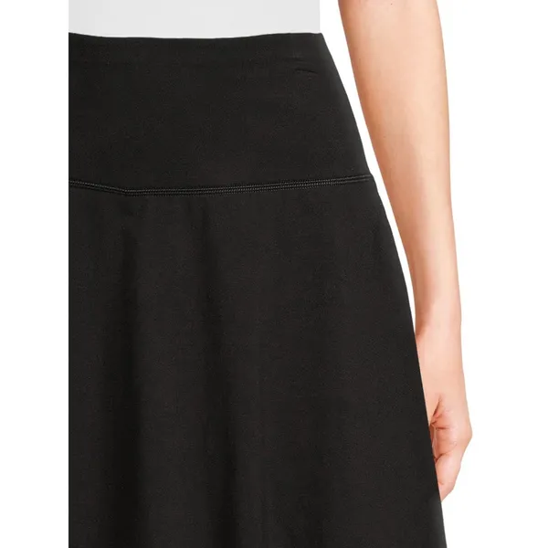Athletic Works Women Skort Size XXXL (22) Black Pull On Dri-Work Mid-Rise Active - Image 6