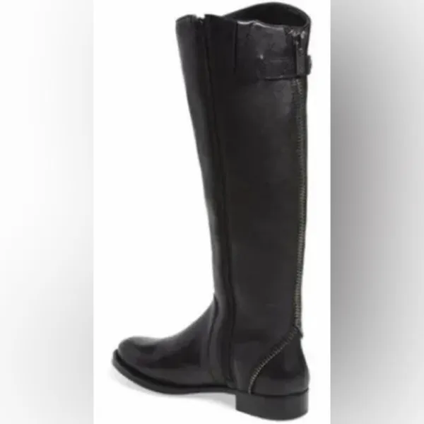 Arturo‎ Chiang brown leather felicity riding boots knee high size 7.5 - Image 12
