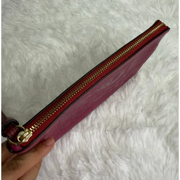 COACH Corner Zip Wristlet With Horse And Carriage - Image 4