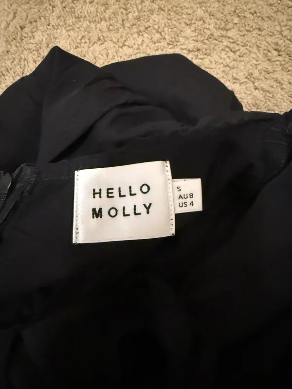 Hello Molly black ruffle mini dress  - Image 3