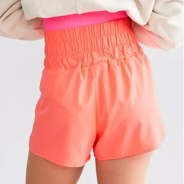 New In‎ Large Coral Active Stretch Short Orange - Image 3
