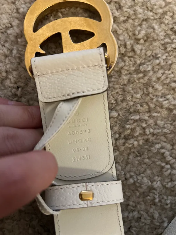 Gucci GG 40 Strawberry and Cherry Belt size 95 - Image 8