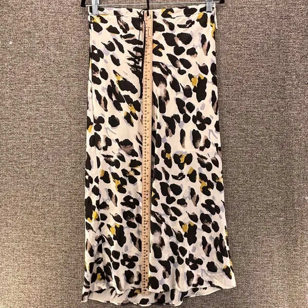 White Leopard‎ Midi Skirt Large Black - Image 11