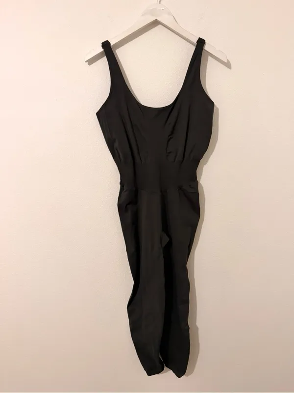 free people x hatch good karma maternity onesie jumpsuit black size M/L NWOT * - Image 2