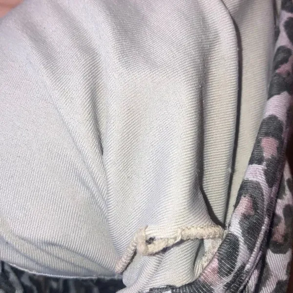 Varley Animal Print Pull On Activewear Sports Bra Large #778 - Image 3