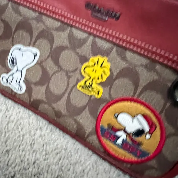 Coach X Peanuts Graham Crossbody In Signature Canvas With Patches - Image 6