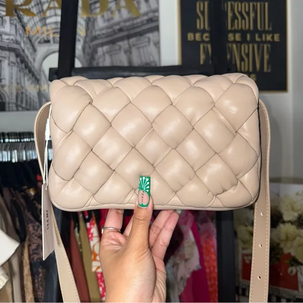 JW PEI Maze Bag in Almond Quilted Vegan Leather Crossbody Womens New NWT - Image 7