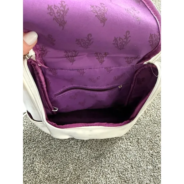 Younique Younique Diaper Bag Backpack White Medium Detachable Strap - Image 5
