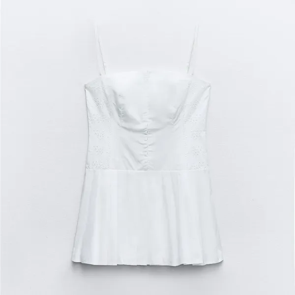 ZARA Embroidered Dress - Image 7