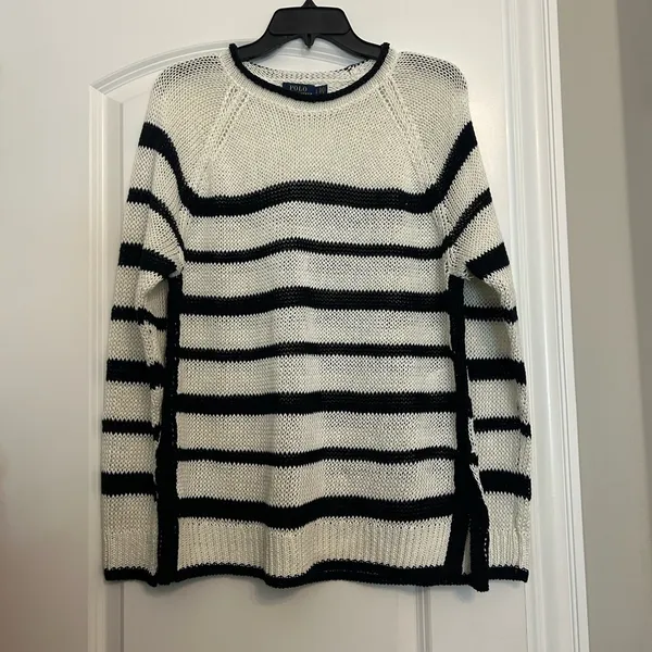 Polo Ralph Lauren Women's Crew Striped Knit Sweater - Image 3