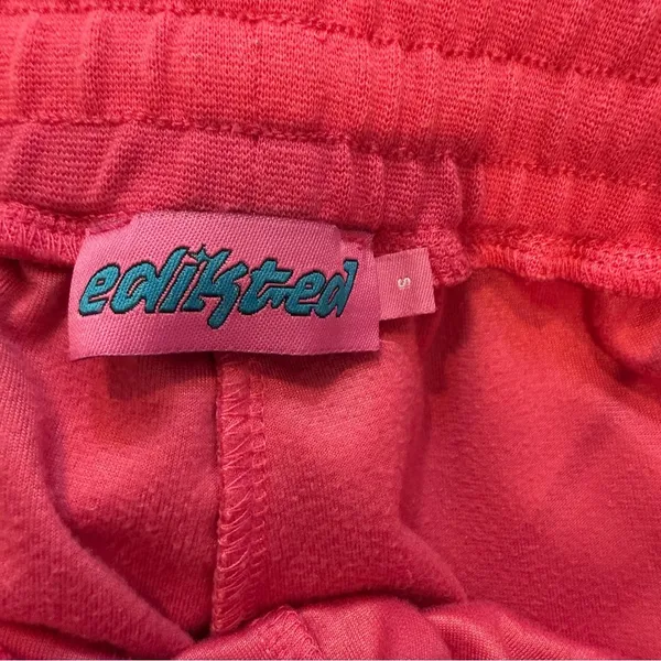 Edikted Pink Straight Leg Pants Size Small - Image 4