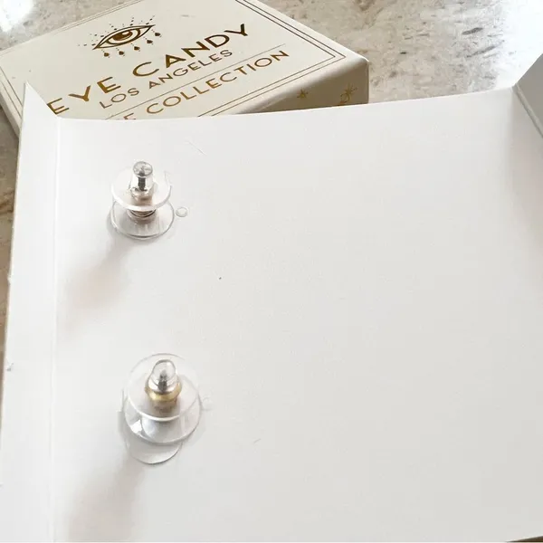 Eye Candy LA - Miya - Celestial Sun and Moon Statement Earrings - Image 4