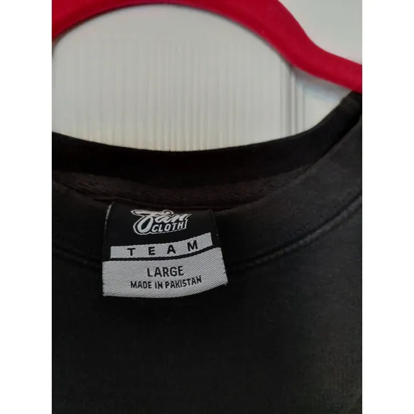 Fan Cloth Team L Tigers Black and White Crewneck Sweatshirt - Image 2