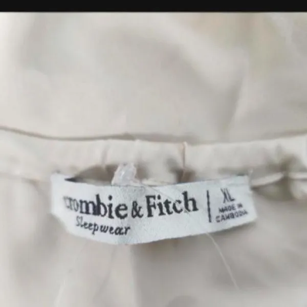 NWT Abercrombie-fitch Women's Cream and Tan Dress - Image 7