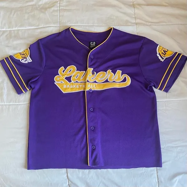 Aeropostale Lakers Button-Up Jersey - Image 2