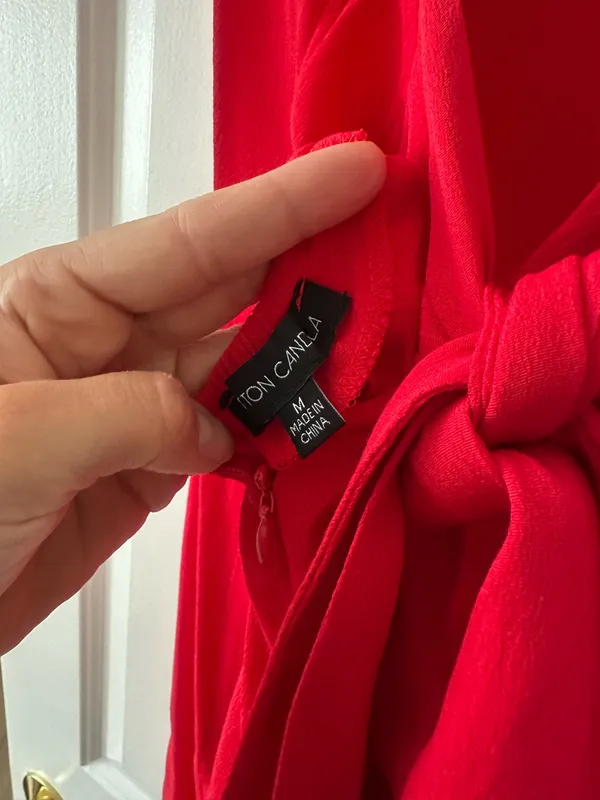 Cotton Candy LA Red Mini Dress - Image 3
