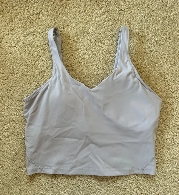Amazon Lavento Women's Longline Sports Bra - Crop Tank Top with Built in Bra - Image 5