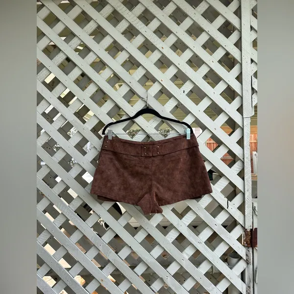 Free people Micro Mini Suede Cargo Skort - Image 6
