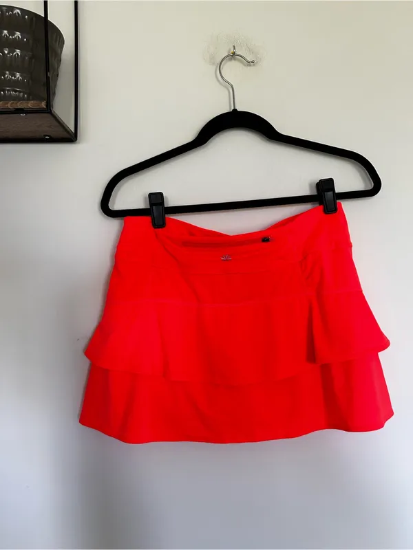 Athleta Neon Pink Mini Skort Skirt Size Small‎ - Image 2