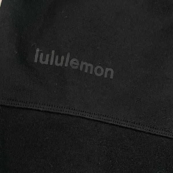 NWT Lululemon Perfectly Oversized Cropped Crew Top Black Size 12 - Image 8