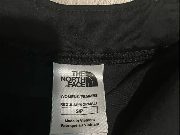 The North Face Black Women's Capri Leggings with Reflective Logo - Image 2