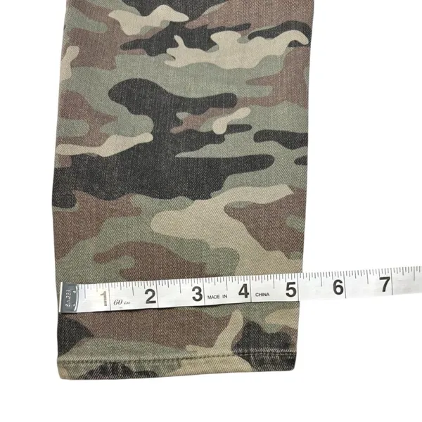 Hudson Barbara Super Skinny Camo Jeans Women’s Size 30 Stretch - Image 9