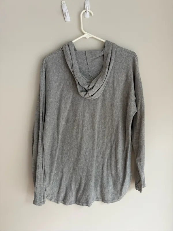 Michael Kors Gray Crewneck Hooded Sweater - Image 4