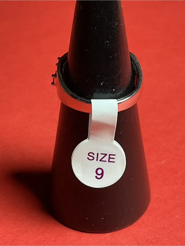 Bomb Party RG54578 “Wrapped With Love” Lab Created Spinel Rhodium Sz 9 Ring NWT - Image 3