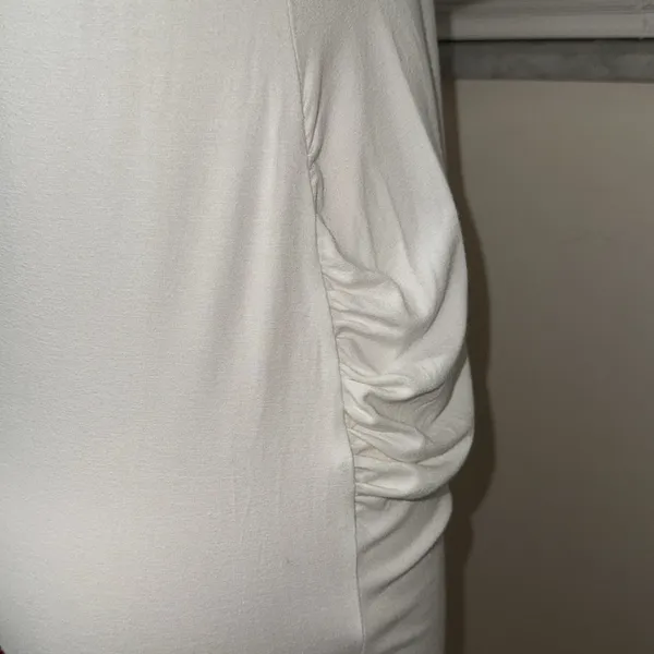 ASOS Maternity NWT white dress woman size 8 stretchy - Image 5