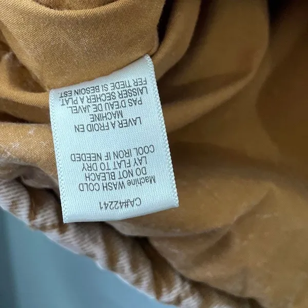 YFB On the Road Quilted Denim Coat Size XL Butterscotch Walker Jacket Boho - Image 8