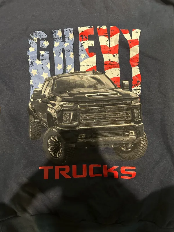 Chevy Hoodie Blue Size M - Image 3