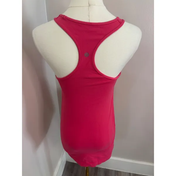 Lululemon Cool Racerback Tank Top Pink Yoga Athletic Gym Shirt - Image 4