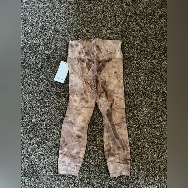 Lululemon Align High-Rise Pant 25" *Shine Sz‎ 10 Diamond Dye Misty NEW - Image 4