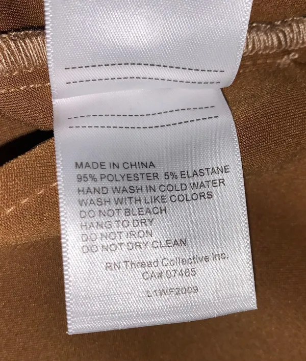 camel faux suede tie shacket size M women's - Image 10