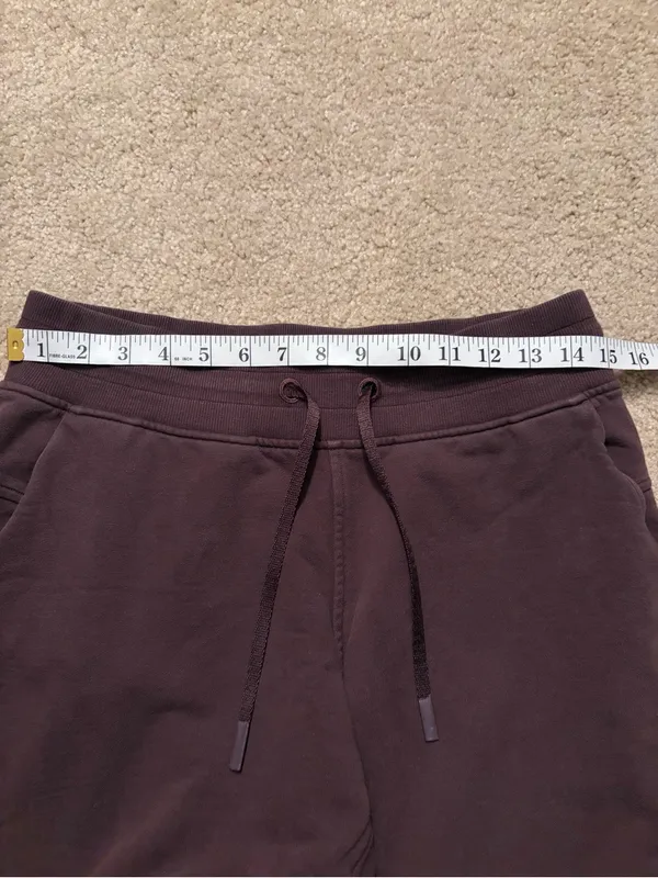 Lululemon warm down cuffed cozy comfortable pelt sweatpants joggers size 8 - Image 8