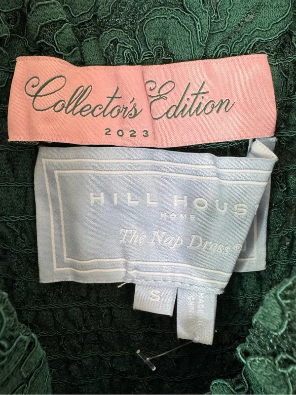 Hill House Collector's Ellie Nap Dress Botanical Garden Lace Green 2023 Size S - Image 7