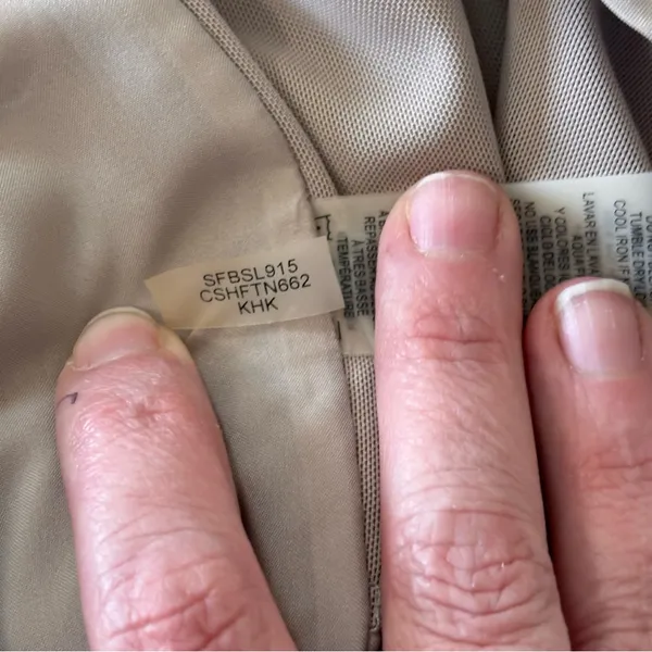 Calvin‎ Klein Invisible Fit Solutions Pencil Skit Size 2 Beige - Image 8