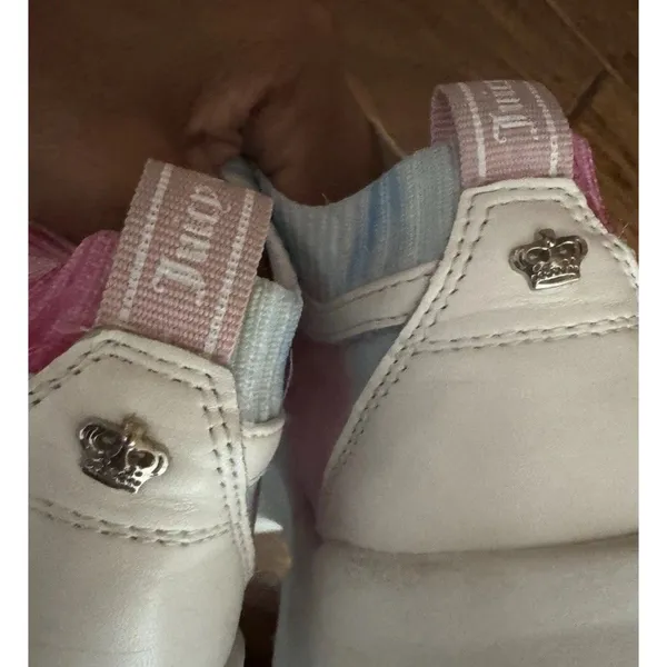 Chic Juicy Couture Multicolor Watercolor Low-Top Sneakers Size 7‎ Sweet - Image 9