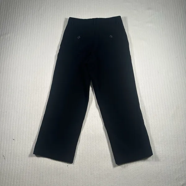 Calvin Klein Women's Size 8 Regular Black Wide-Leg Trousers Dress Pants - Image 8