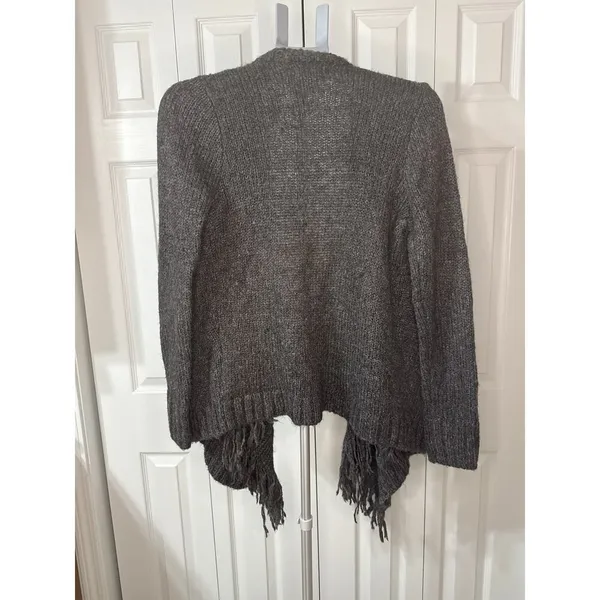 Hollister‎ Gray Knit Shrug Sweater Size Large - Image 3