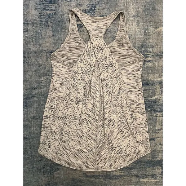 Lululemon Tiger Space Dye Black White Essential Tank Size 10 - Image 2
