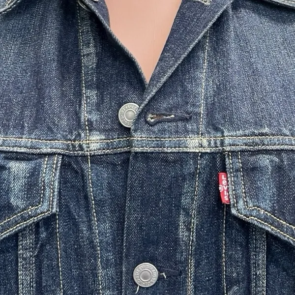 Levi's Blue Jean Jacket Size S - Image 3