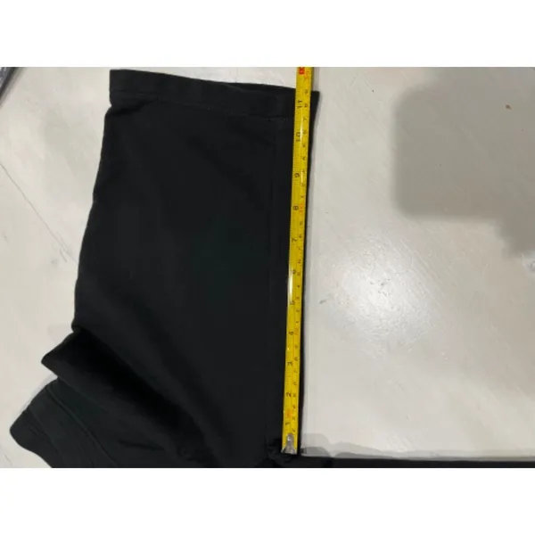 Purity Black Bike Shorts High Waist Athletic Casual Cotton Blend‎ M/M - Image 4