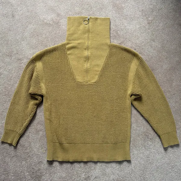 Ava & Viv Quarter Zip Shaker Stitch Pullover Sweater Moss Green Size X / 14W - Image 11